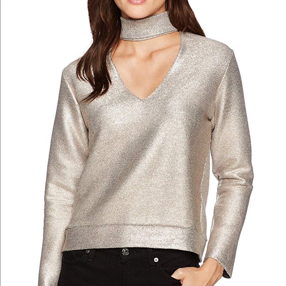 Bailey 44 A List Rose Gold Top Size L